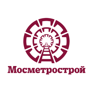 Логотип компании АО "МОСМЕТРОСТРОЙ"