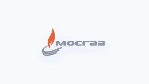 Логотип компании АО "МОСГАЗ"