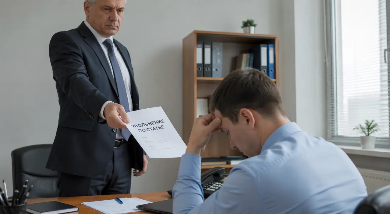 работодатель увольняет работника по статье