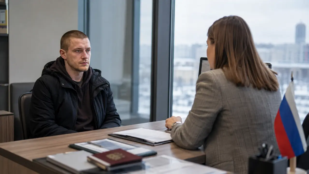 приём на работу в офисе
